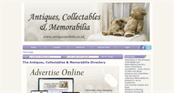 Desktop Screenshot of antiqueswebsite.co.uk